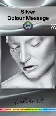 Colour message: Power of Silver. Colour Healing, Color Healing
