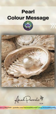 Colour message: Power of Pearl White. Colour Healing, Color Healing