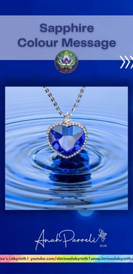 Colour Messenger: Power Of Sapphire Blue. Colour Healing; color healing