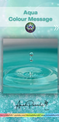 Colour Messenger: Power Of Aqua. Colour Healing; color healing