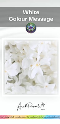 Power Of White. Colour Healing; color healing, colour messages, 
