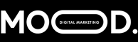 a black and white logo with the word mood