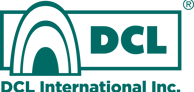 a logo for dcl international international inc