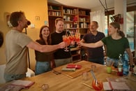 Spritz during home cooking classes