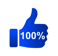 pictogramme pousse de satisfaction client