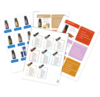 cards doterra oleos essenciais