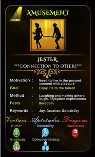 Eden the game of life archetyp Jester