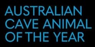 Australian Cave Animal of the Year Logo