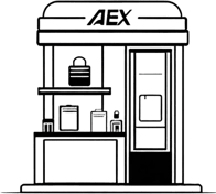 AEX Dropshop: Sua loja online completa para encontrar tudo o que você precisa. logo