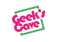 Logo Geek'sCave verde y rosa