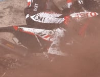 Person riding a dirt bike in the desert, Aditya Satyajit, One For Love, Hero Moto Sports, Rally, Ad 