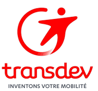 Logo de Transdev entreprise de mobilité urbaine avec qui nous travaillons et sommes partenaire