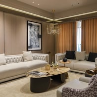 Tufted Leather Sofa 