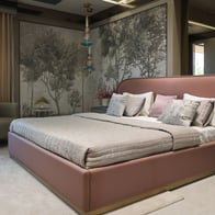 Leather Finish Bed
