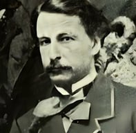 Fotografia do escritor brasileiro Gonçalves de Magalhães (1811-1882)