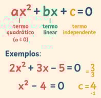 termos equação 2 grau