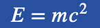 an accurate 1Pi science equation: E=mc^2