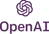 Logo de OpenAI, creadora de ChatGPT