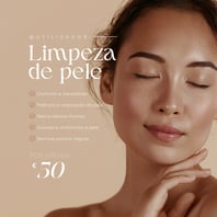 Post de instagram para clinica de estetica