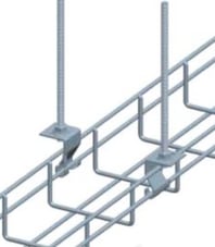 Apply to: Hang trays under ceiling Fit for:Diameter of wire from 3.5mm to 6.0mm,the width of tray s