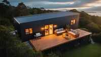 Transportable home deck
