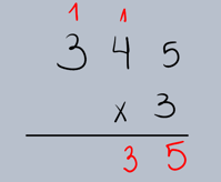 multiplicação das dezenas