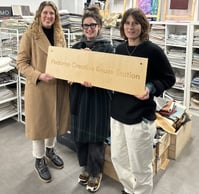 Kate & Mary visit Yodomo, London, to learn "How to set up a textile Re-use Hub where you live" 