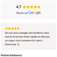 Avis récents déposés sur Google