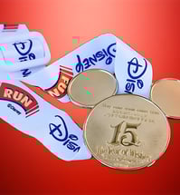 2016 Tokyo Disneyland Fun and Run Race Medal