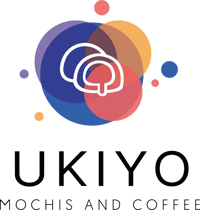 Ukiyo mochis and coffe logo