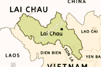 Map Lai Chau Vietnam