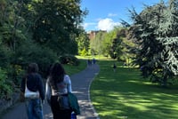 walking around edinburgh, scotland