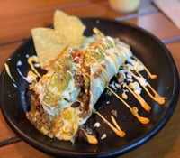 Delicioso Burrito con nachos en Restaurante Mexicolomiba Circasia Quindio