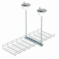 Apply to: hanging in the ceiling Fit for:Diameter of wire from 3.5mm to 6.0mm Include:1 unit(Threa