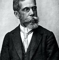 Imagem do escritor brasileiro Machado de Assis (1839-1908)