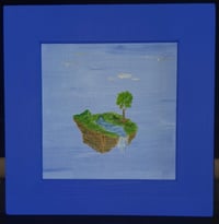 Réf : SUR240721. Ile flottante. 21x21cm. 45€