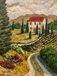 Road in the Tuscany Valley, 2025 Acrylic on canvas, 8 x 10 inches  $140