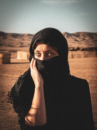 portrait femme modèle désert vintage oldie nature ciel sahara maghreb photographie