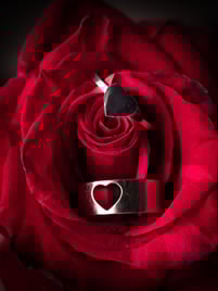 bijoux or blanc argent cadeau rose rouge objets