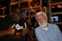 Sam Glass and Woody Goulart at Nightmare Cafe in Las Vegas