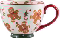 Christmas Ceramic Gingerbread Mug