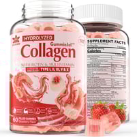 Hydrolyzed Collagen Peptide Filled Gummies,Extra