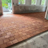 carreaux rouges terre cuite