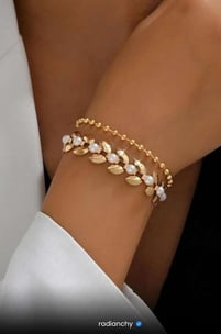 a woman's handmade bracelet bracelet bracelets