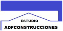 Adfconstrucciones, arquitectura, construcion, contrucciones, obras, planos  logo