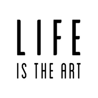 Life is the art logo