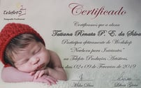 Fotógrafa Taty Pacheco Certificado Fotografia Newborn