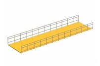 wire mesh cable tray bottom plate