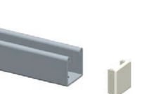 strut channel end cover