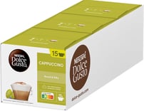 a box of coffee beans and a cup of coffee